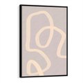 Obraz w ramie 50x70 - Nowoczesne Odbicia - minimalistyczny obraz, nowoczesny - rama czarna