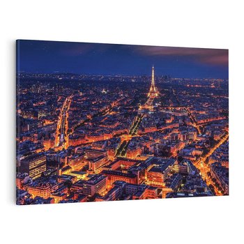 Obraz na płótnie 120x80 - Nocne impresje Paryża - Paryż, noc