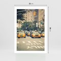 Plakat bez ramy 21x30 - Miasto Taksówek - taksówki, miasto