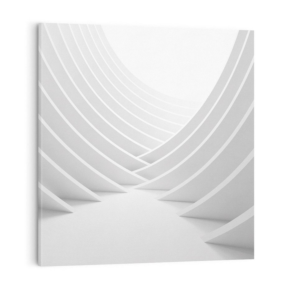 Obraz na płótnie 50x50 - Nowoczesna Ekspresja - abstrakcja, 3D