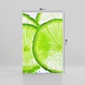 Obraz na płótnie 50x70 - Soczyste limonki - limonki, owoce