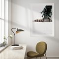 Plakat bez ramy 30x40 - Zimowy Azyl - domek w górach, śnieg