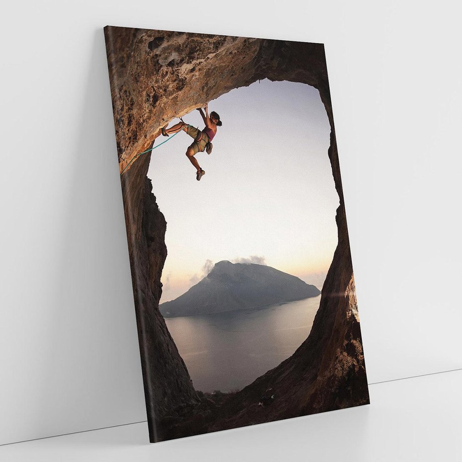 Obraz na płótnie 70x100 - Wspinaczka na Wysokie Góry - wspinaczka, góry