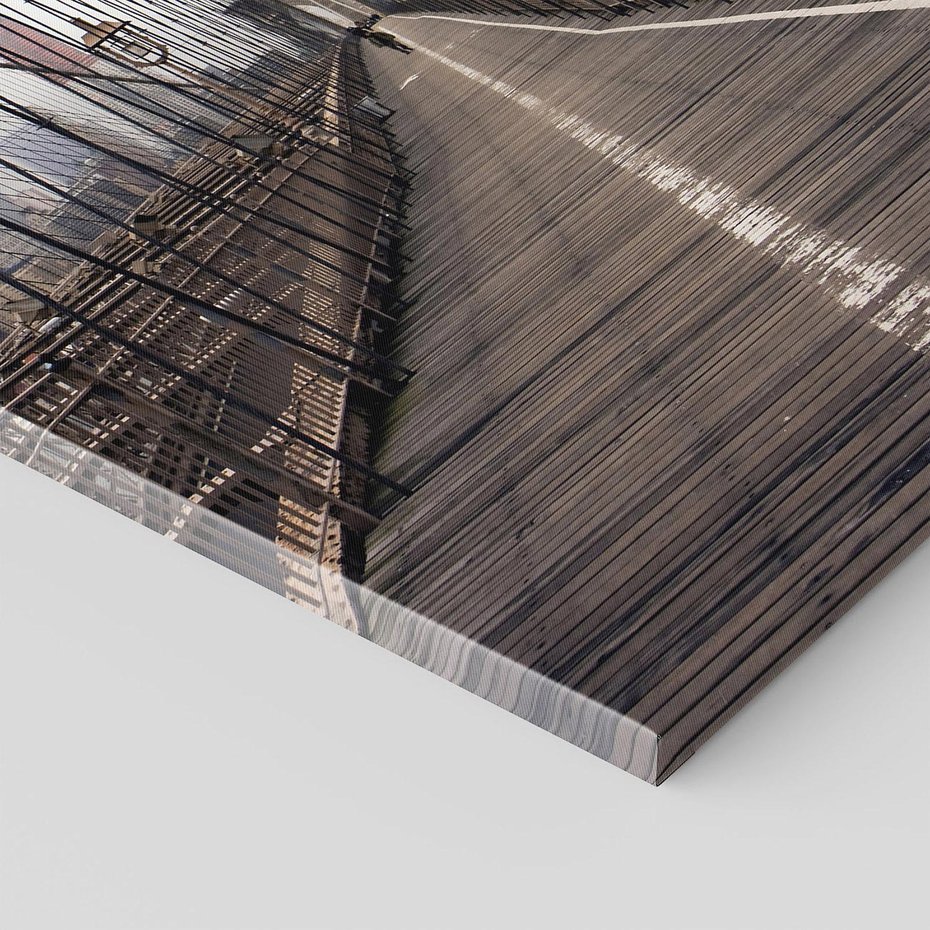 Obraz na płótnie 50x70 - Nowoczesna Linia - most, nowoczesna