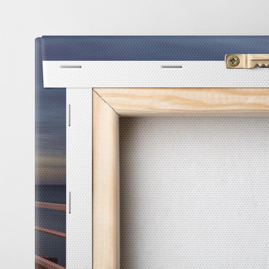 Obraz na płótnie 120x60 - romantyczny spacer nad morzem - Molo, Sopot