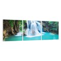 Obraz na płótnie 150x50 - Tajlandia: wodospad w zielonym lesie - Tajlandia, wodospad