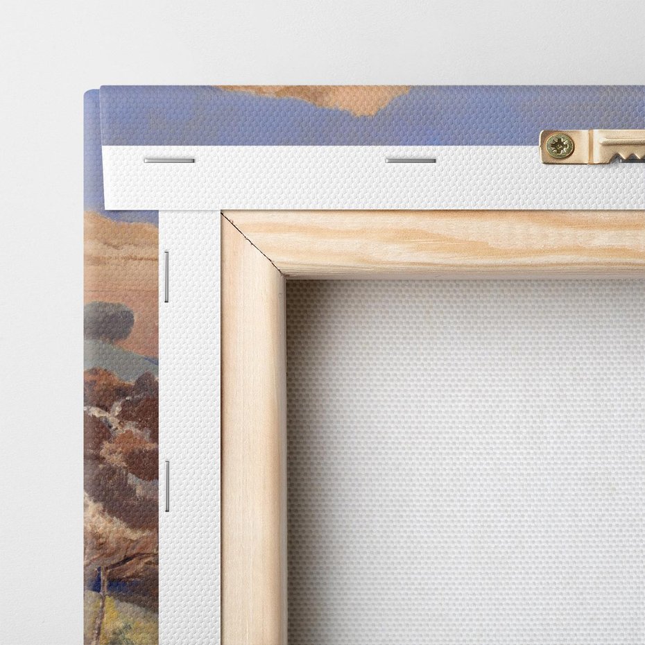 Obraz na płótnie 70x70 - Landscape of the Moon's First Quarter (1943), Paul Nash - Reprodukcja - reprodukcja, obraz na płótnie