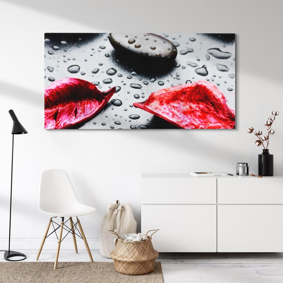 Obraz na płótnie 140x70 - Spa wśród Natury - spa, kamienie