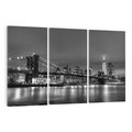 Obraz na płótnie 120x80 - Miasto, które nie Śpi - most, Nowy Jork