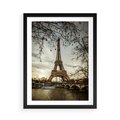Plakat w ramie 50x70 - Uroczystość w Paryżu - Paryż, wieża - rama czarna