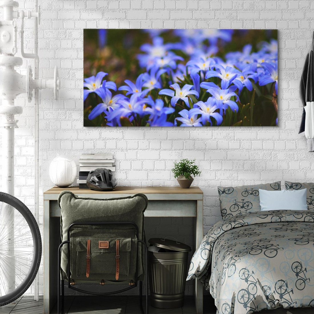 Obraz na płótnie 100x50 - Kwiatowy raj w naturze - kwiat, kwiaty