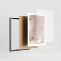 Plakat w ramie 30x40 - Piękno w Szczegółach - marmur, złoto - rama czarna
