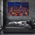 Obraz na płótnie 120x80 - Nocne impresje Paryża - Paryż, noc