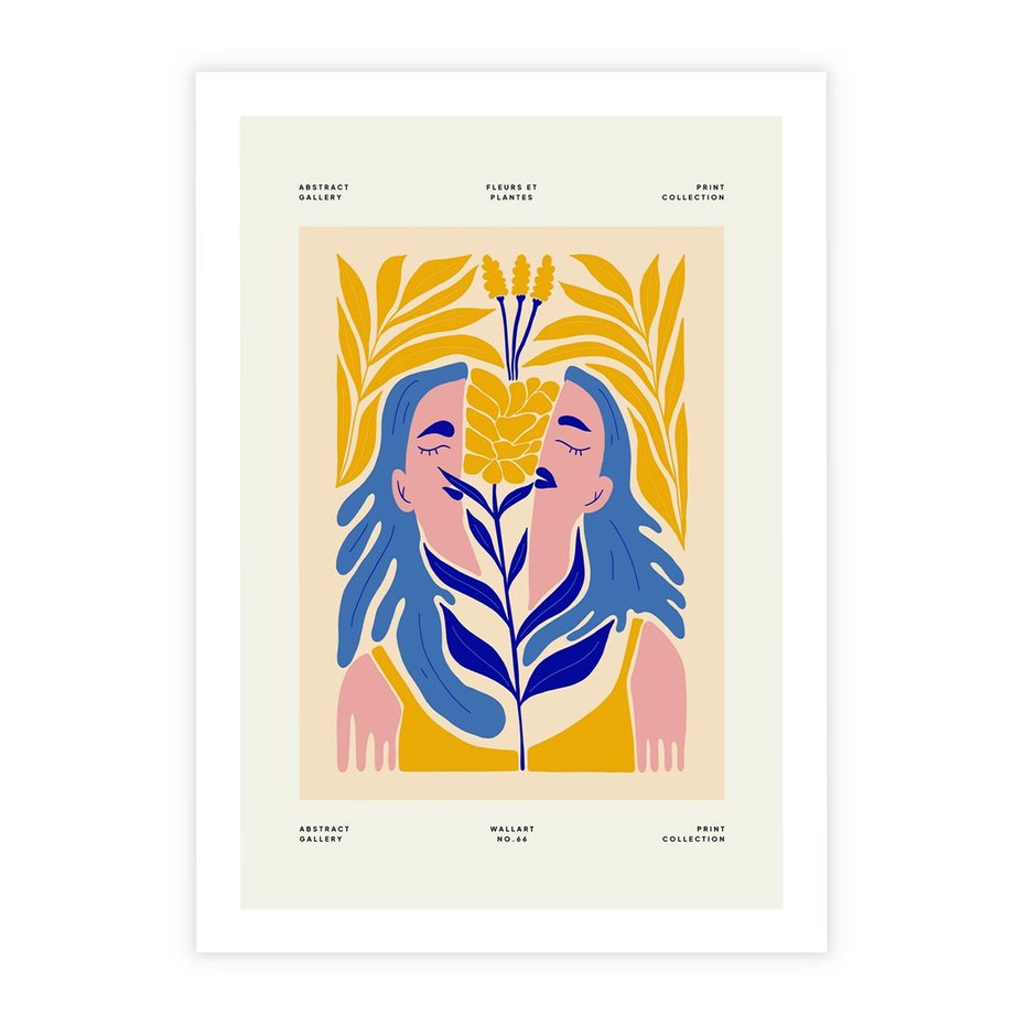 Plakat bez ramy 30x40 - Roztopione Granice - nowoczesna sztuka, abstrakcja