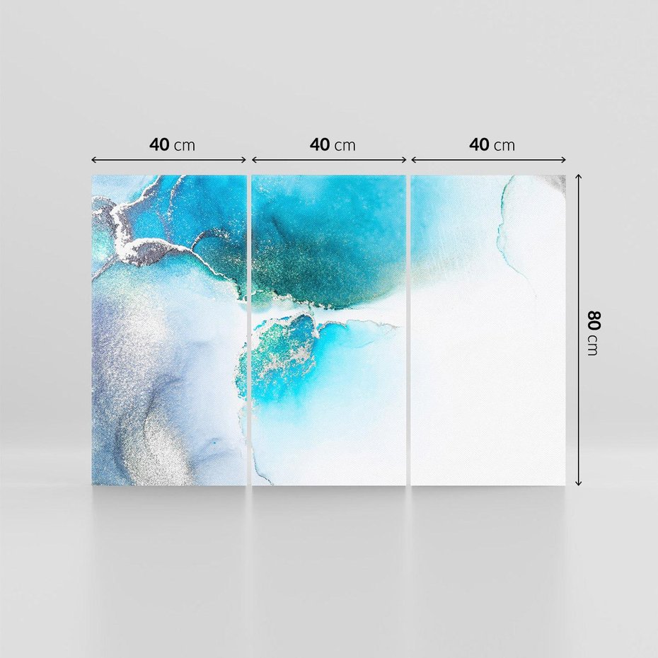 Obraz na płótnie 120x80 - Marmur złotą akwarelą - marmur, akwarela