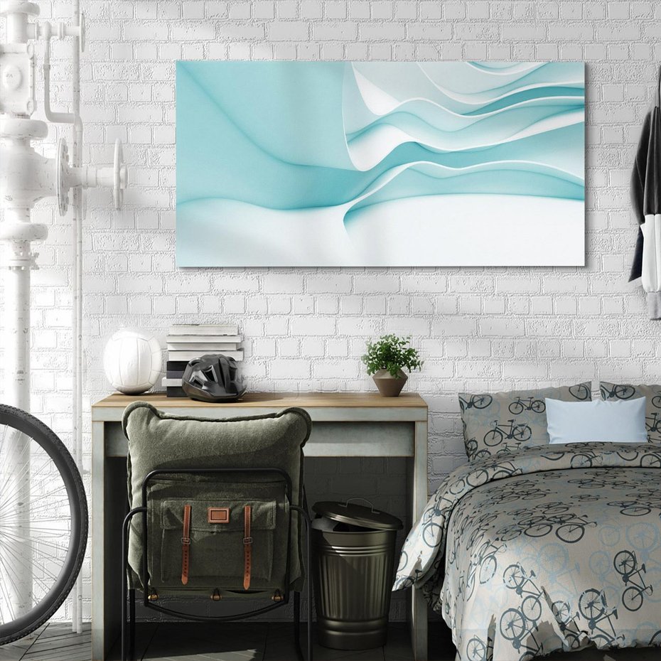 Obraz na płótnie 120x60 - Abstrakcyjne wyrażenie emocji - abstrakcja