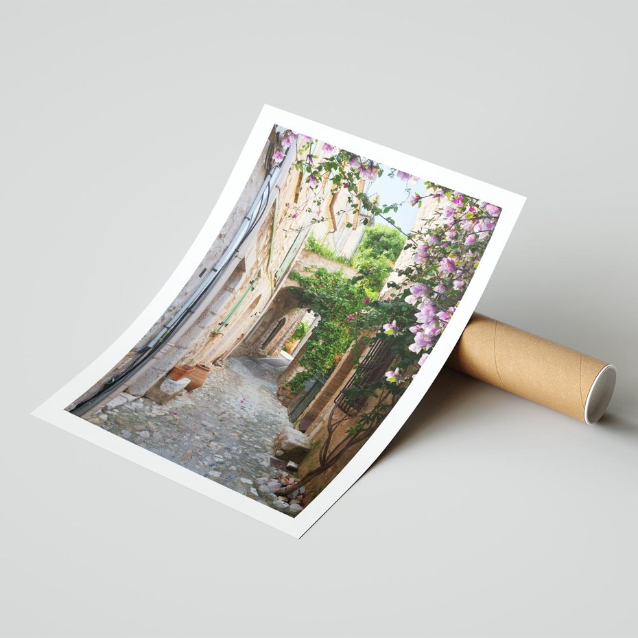 Plakat bez ramy 30x40 - Ścieżka W Nieskończoność - uliczka, perspektywa