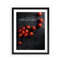 Plakat w ramie 40x50 - Świeżość Smaku - pomidory, kuchnia - rama czarna