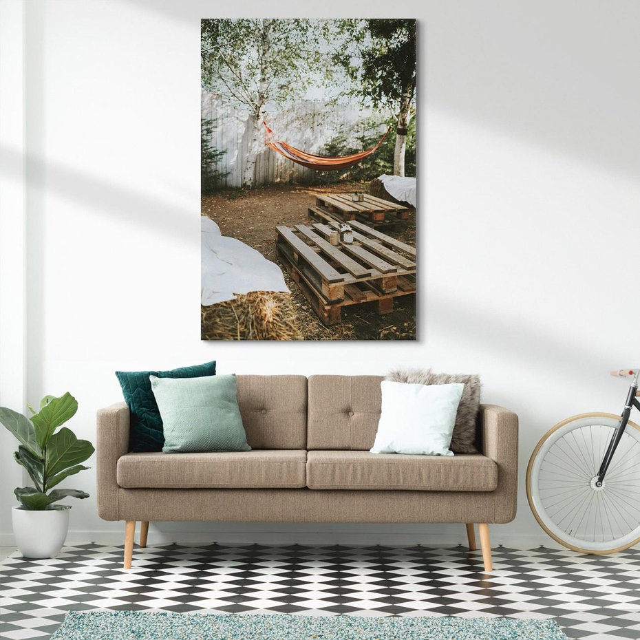 Obraz na płótnie 50x70 - Harmonia i Spokój - boho, relaks