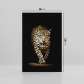 Obraz na płótnie 80x120 - Elegancja lamparta - lampart, pantera
