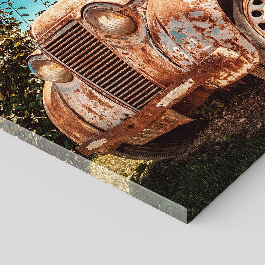 Obraz na płótnie 70x50 - Retro Samochód - retro, samochód