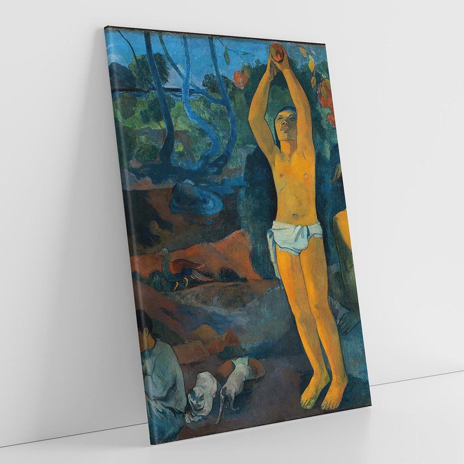 Obraz na płótnie 80x120 - Skąd przyszliśmy? Kim jesteśmy? Dokąd idziemy? - Reprodukcja - reprodukcja, obraz na płótnie