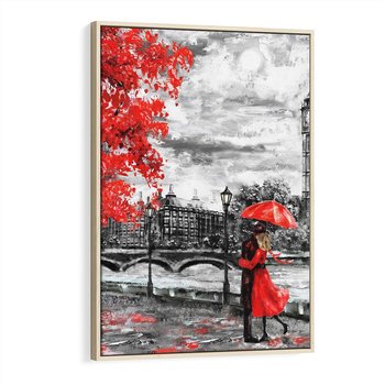 Obraz w ramie 50x70 - Big Ben w Londynie - londyn, big ben - rama drewno