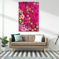 Obraz na płótnie 70x100 - Kwiatowa symfonia róż - róże, kwiaty
