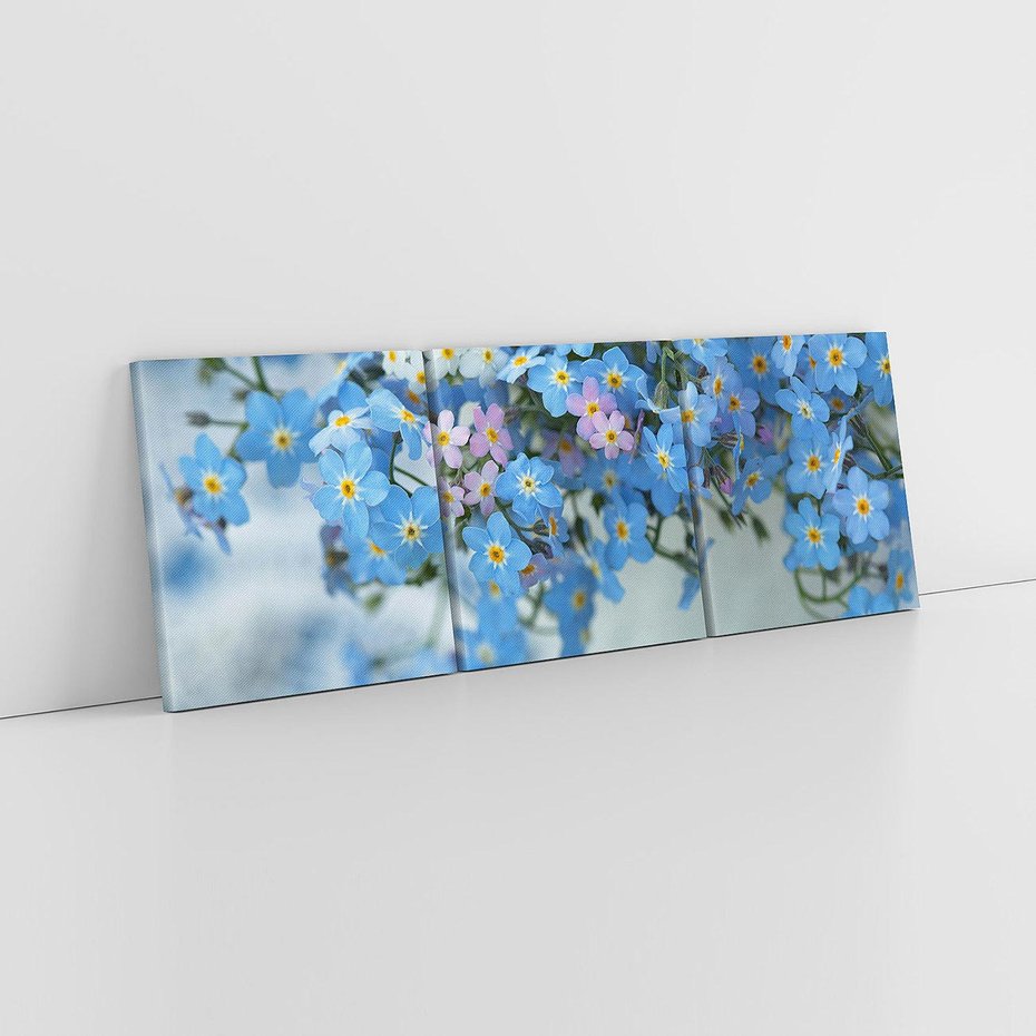 Obraz na płótnie 120x40 - Kwitnące piękno - kwiaty, wiosna