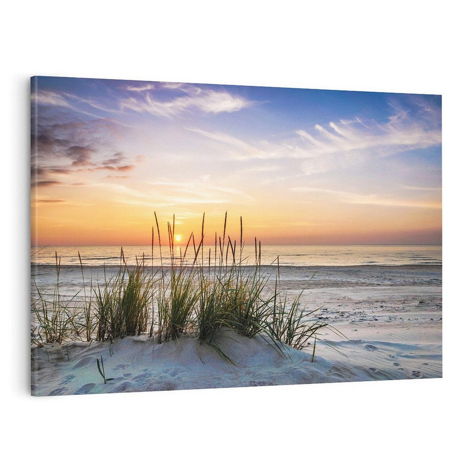 Obraz na płótnie 70x50 - Idylla nad Morzem - plaża, morze