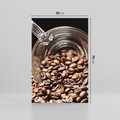 Obraz na płótnie 50x70 - Kawa ziarna pełne aromatu - kawa, ziarna