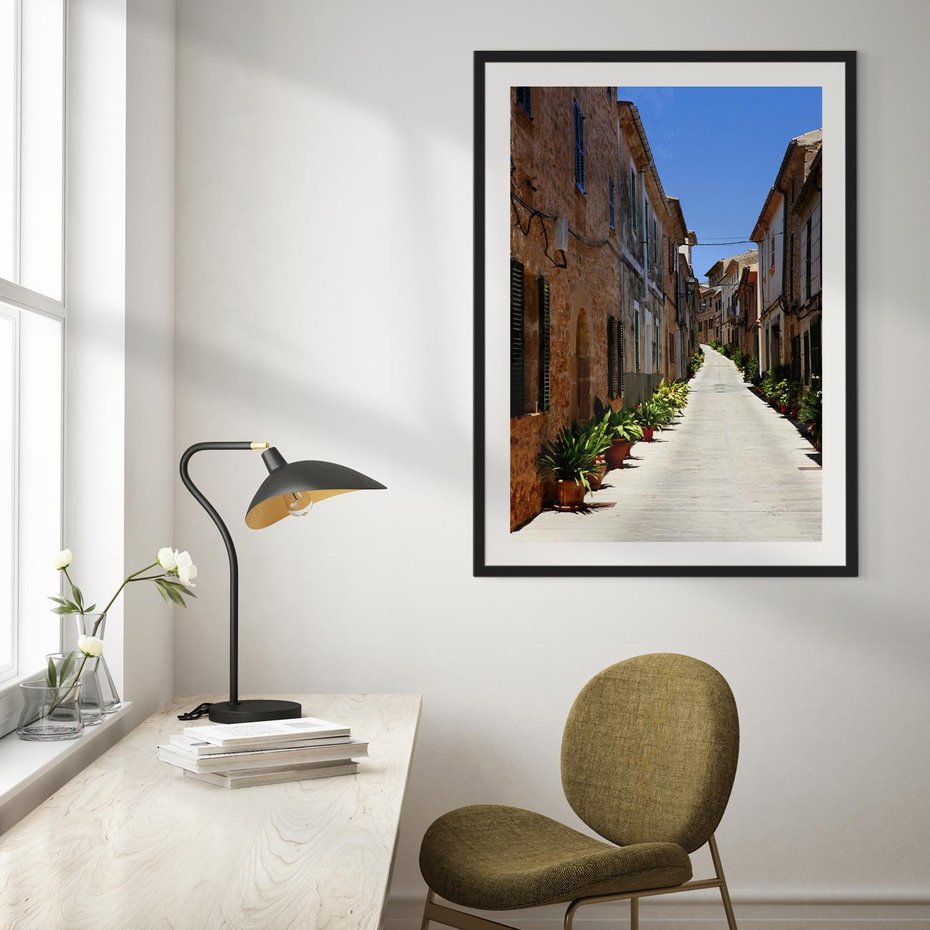 Plakat bez ramy 30x40 - Urok uliczki: perspektywa miasta - uliczka, perspektywa