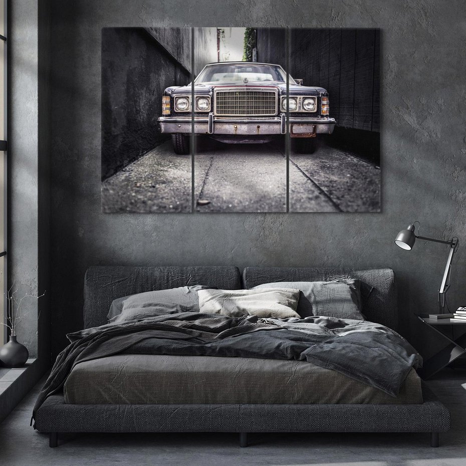 Obraz na płótnie 120x80 - Retro Samochód - Pojazd Z Przeszłości - retro, samochód