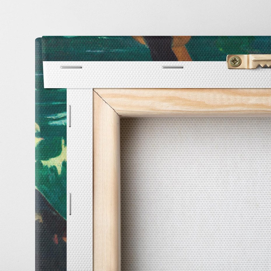 Obraz na płótnie 60x60 - Nad morzem 1892, Paul Gauguin - Reprodukcja - reprodukcja, obraz na płótnie