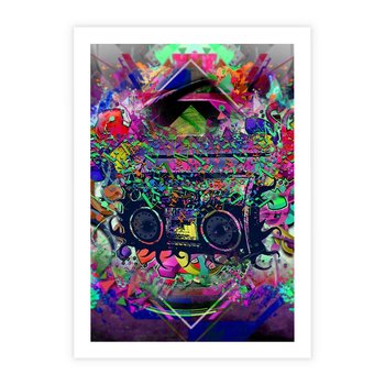 Plakat bez ramy 30x40 - Harmonia Muzyki - grafika, muzyka