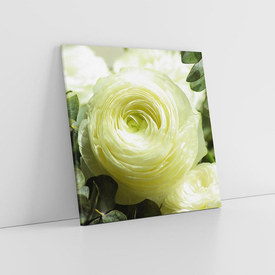 Obraz na płótnie 70x70 - Kwiatowa Harmonia - kwiat, kwiaty