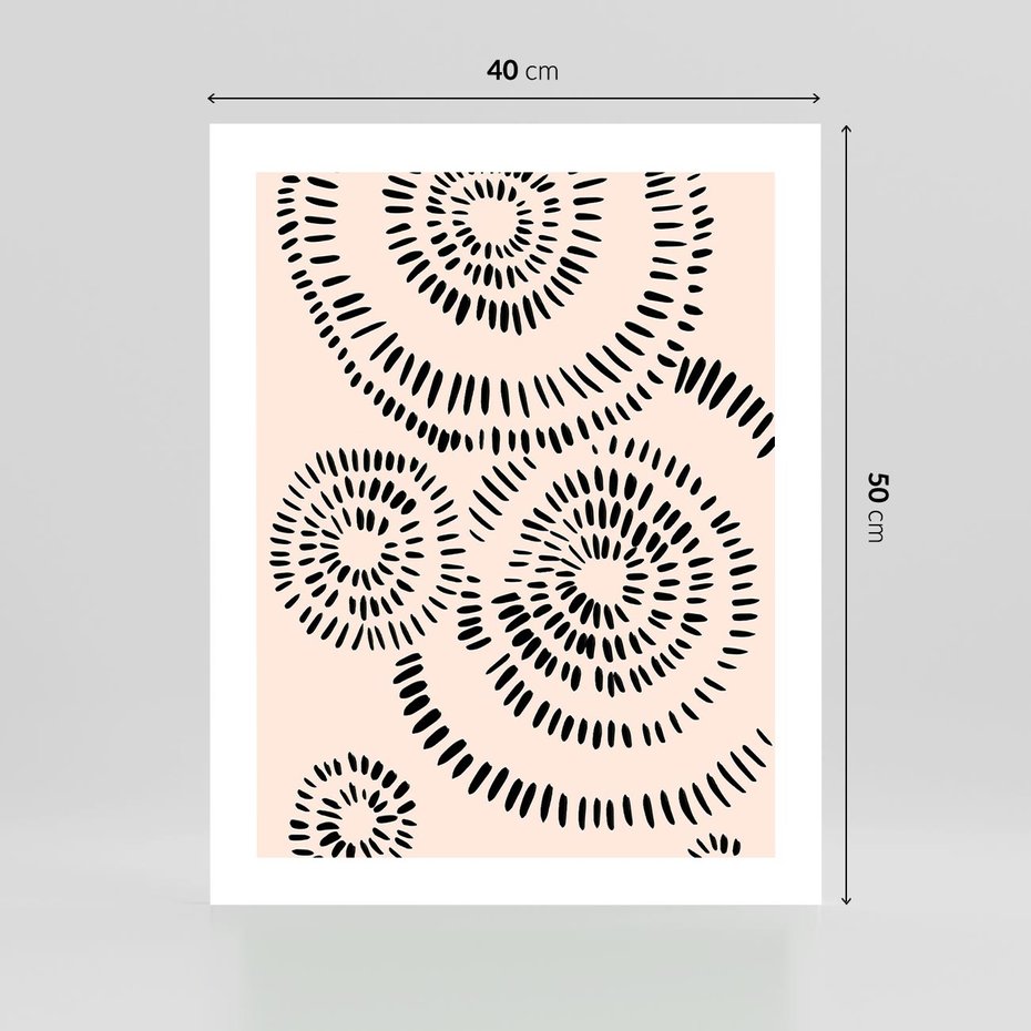 Plakat bez ramy 40x50 - Abstrakcyjne Wnętrza - minimalistyczne kształty, odbicia