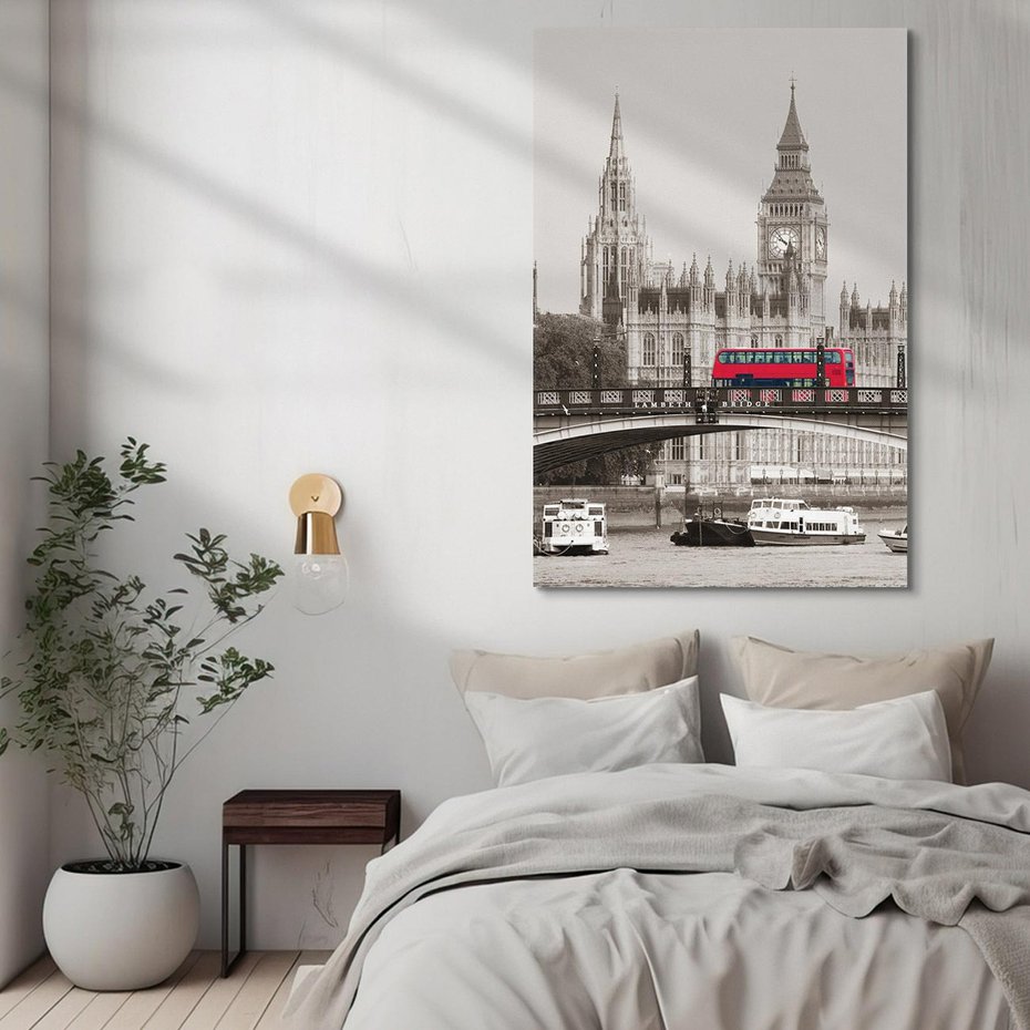 Obraz na płótnie 80x120 - Ikona Londynu - Most - most, Londyn