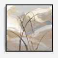 Obraz w ramie 50x50 - Nowoczesne Odbicia - akwarela, obraz - rama czarna