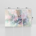 Obraz na płótnie 120x80 - Efemeryczne Kwitnienie Drzew - akwarela, rozmyte pastelowe tłó