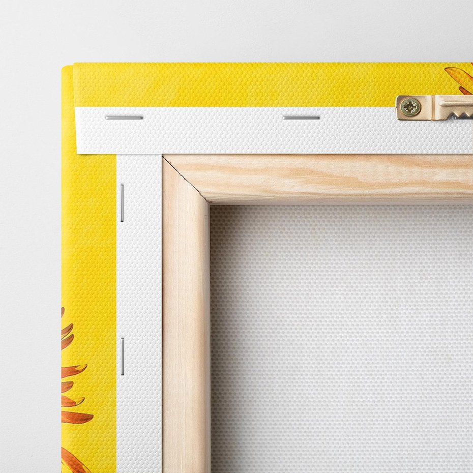 Obraz na płótnie 50x70 - Radość Natury - kolor, kwiaty