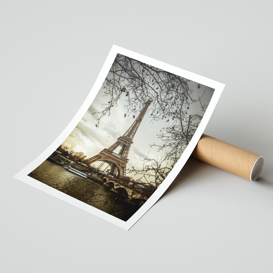 Plakat bez ramy 21x30 - Uroczystość w Paryżu - Paryż, wieża