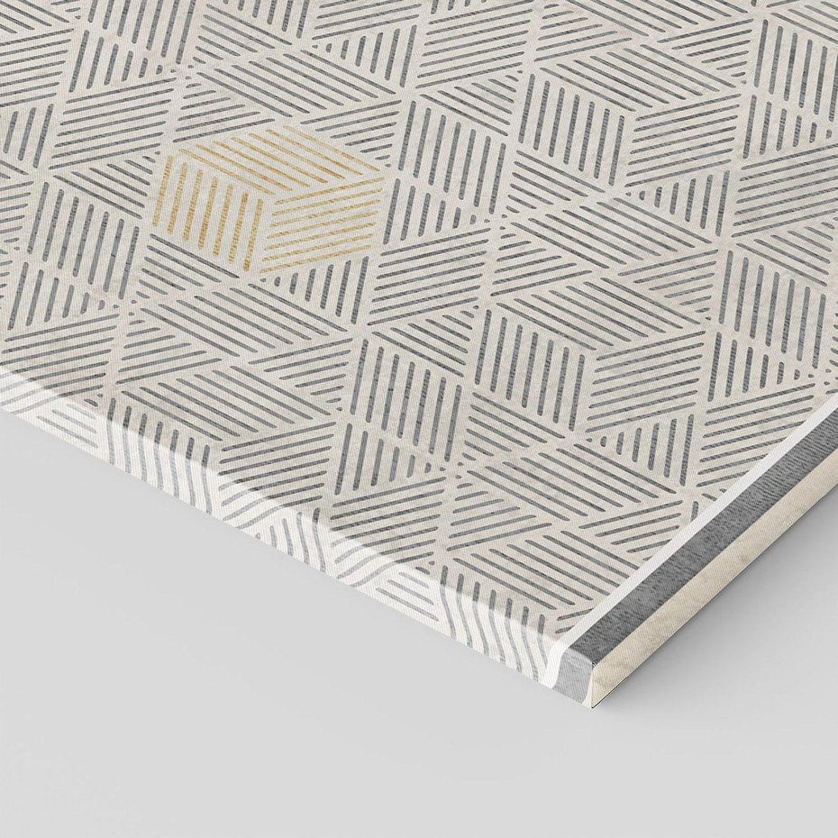 Obraz na płótnie 120x80 - Drobny Print Klasyki - geometryczne linie, styl mid century