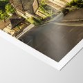 Plakat bez ramy 30x40 - Magiczna podróż w głąb miasta - uliczka, perspektywa