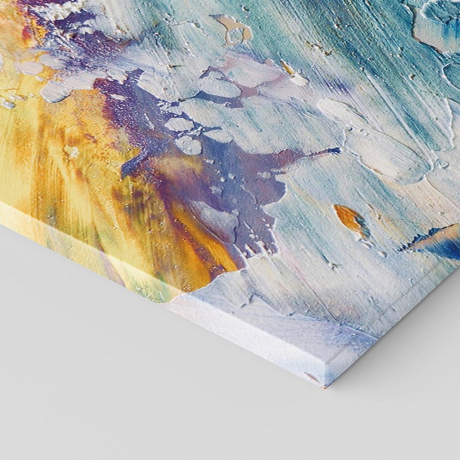 Obraz na płótnie 150x50 - Rytmy ukrytych pragnień - chaos i abstrakcja, plamy koloru