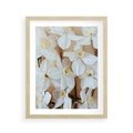 Plakat w ramie 40x50 - Białe Narcyzy - narcyzy, kwiaty - rama drewno