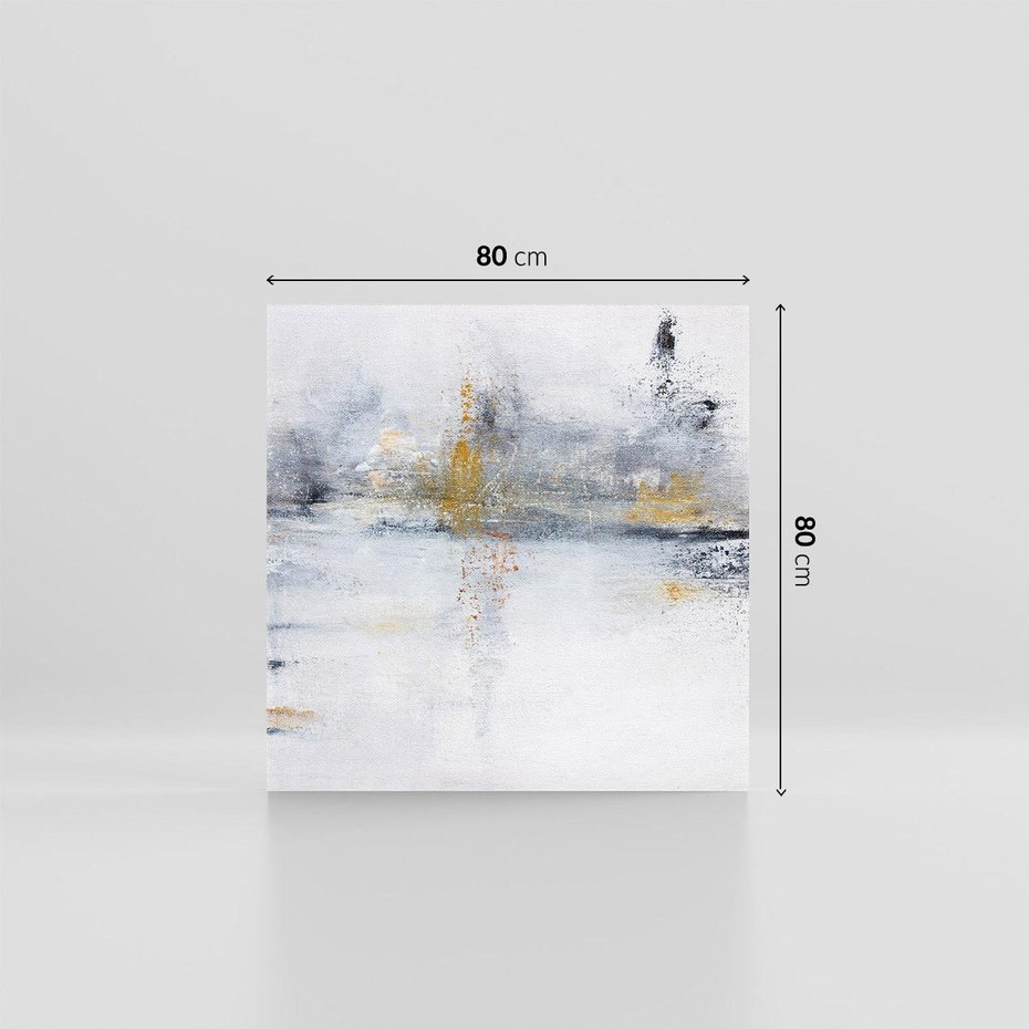 Obraz na płótnie 80x80 - Kontrastujące Chaosy - abstrakcja, kontrast