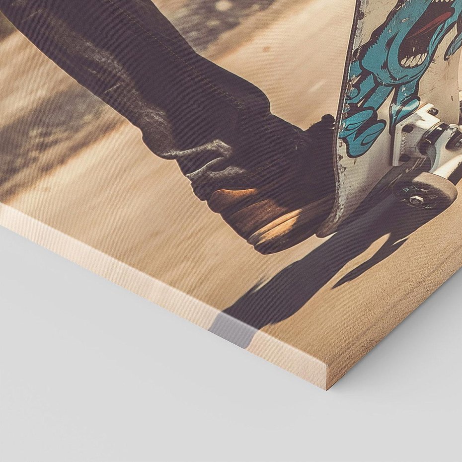 Obraz na płótnie 120x60 - Deskorolkowa Ekstaza Sportu - deskorolka, skateboard