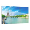 Obraz na płótnie 120x80 - Romantyczne spotkanie - Paryż, Wieża