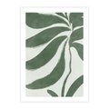 Plakat bez ramy 40x50 - Zieleń Wewnętrznego Spokoju - zielony plakat, roślinne inspiracje